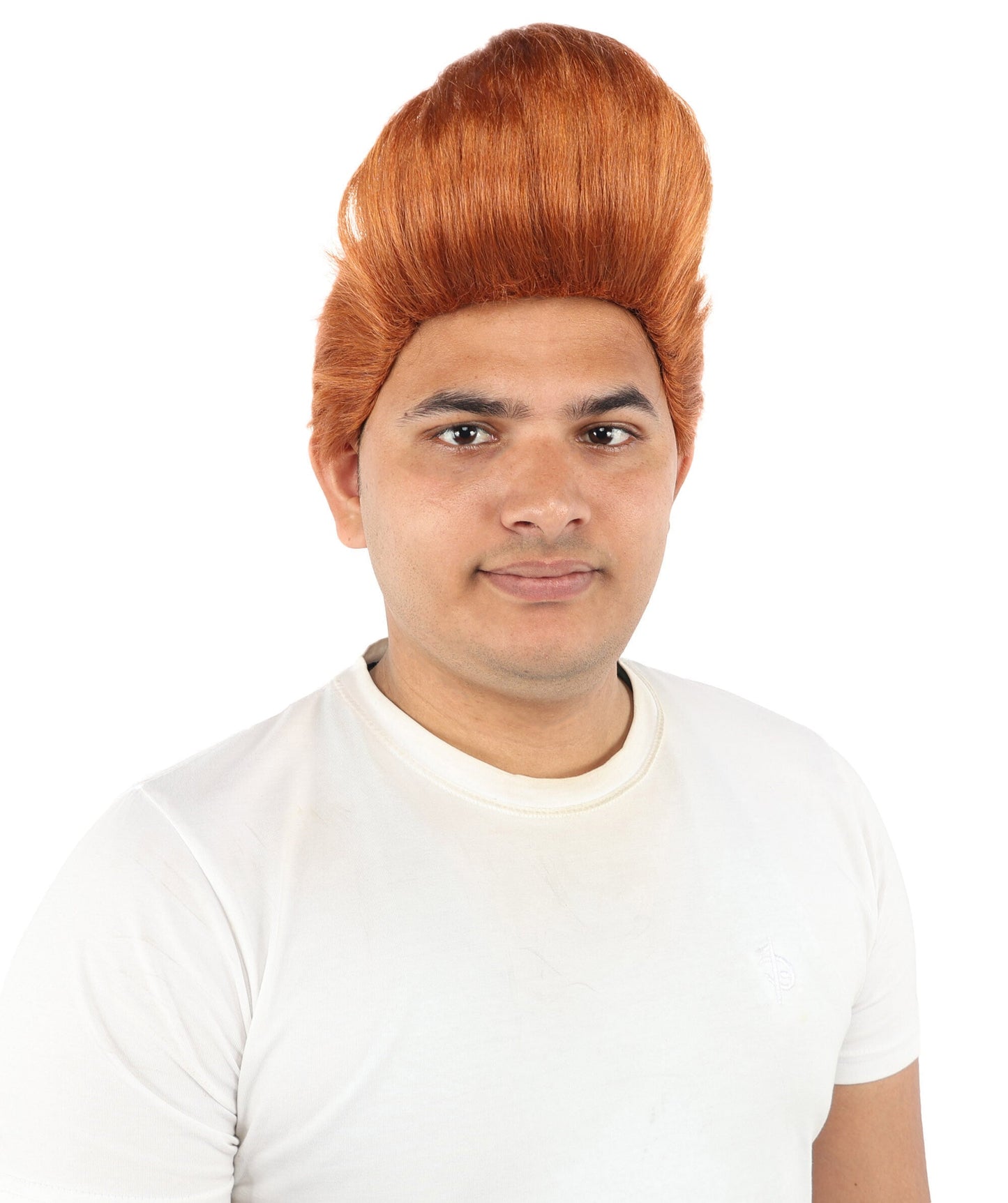 Adult Men's Skyward Spiky Wig | Auburn Brown with Breathable Cap | Ideal for Halloween, Cosplay, Theater And Themed Parties