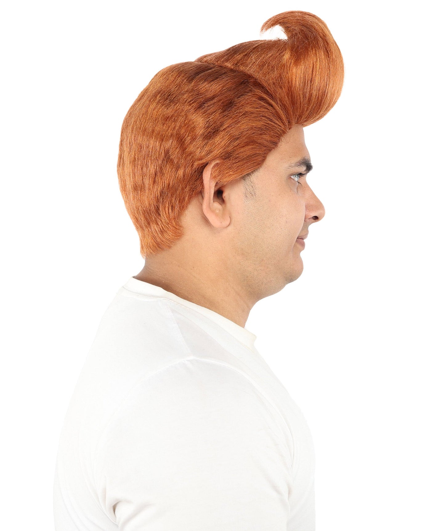 Adult Men's Skyward Spiky Wig | Auburn Brown with Breathable Cap | Ideal for Halloween, Cosplay, Theater And Themed Parties