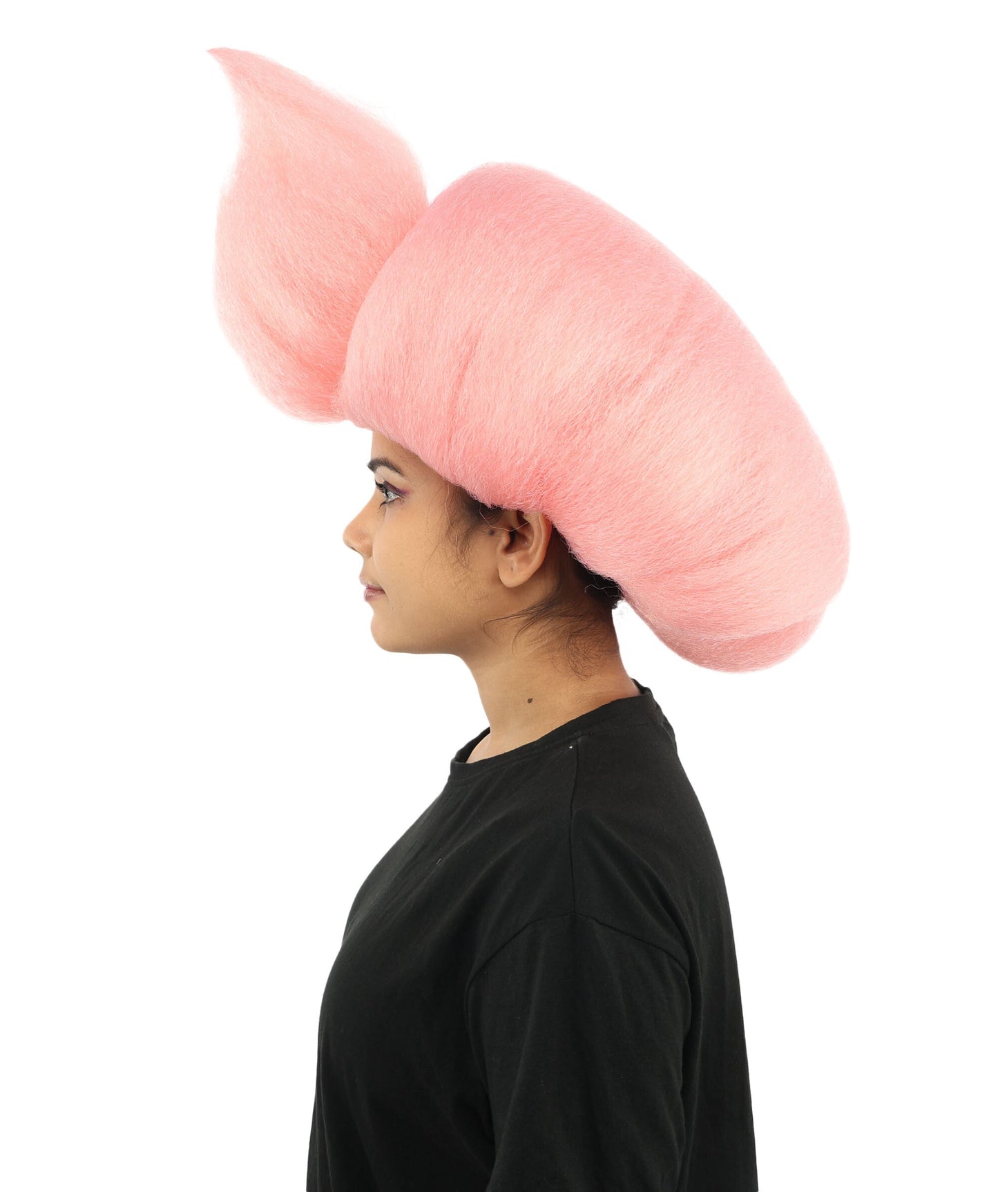 Adult Women’s Short Pink Spiky Wig | Dramatic Swept Volume | Ideal for Halloween Cosplay and Themed Party