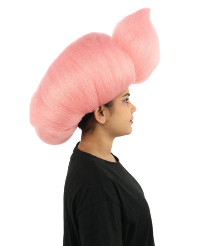 Adult Women’s Short Pink Spiky Wig | Dramatic Swept Volume | Ideal for Halloween Cosplay and Themed Party
