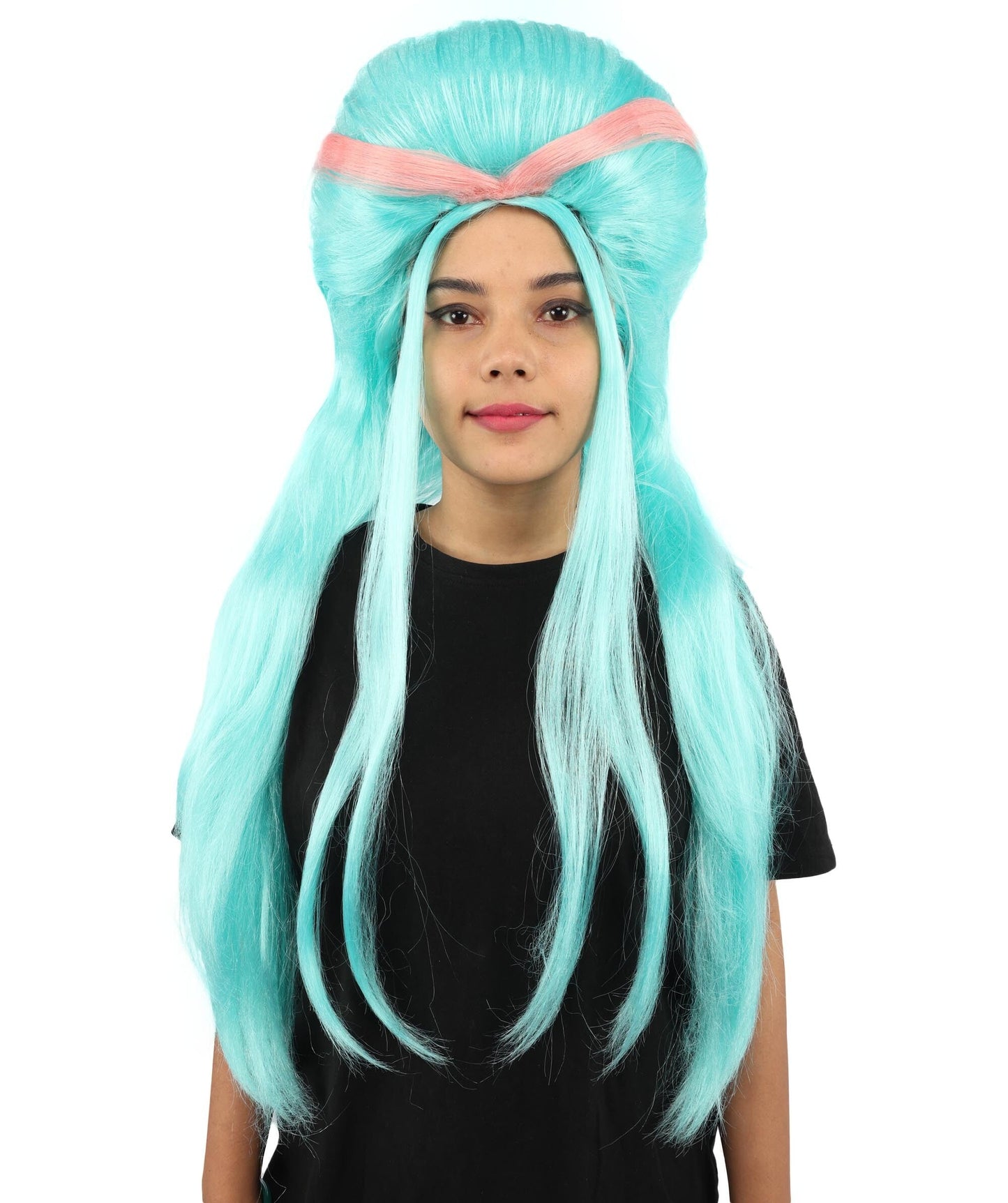 Adult Women’s Fantasy Aqua Blue Wig | Extra Long Flowing Hair with Ocean-Inspired Style | Colorful for Cosplay, Halloween, Parties, and Theme Events