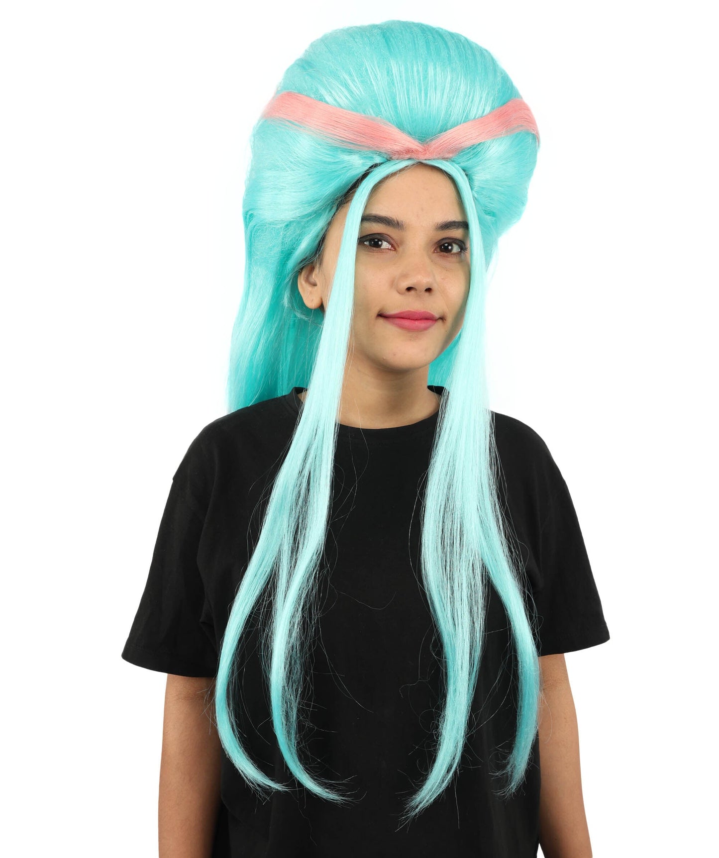 Adult Women’s Fantasy Aqua Blue Wig | Extra Long Flowing Hair with Ocean-Inspired Style | Colorful for Cosplay, Halloween, Parties, and Theme Events