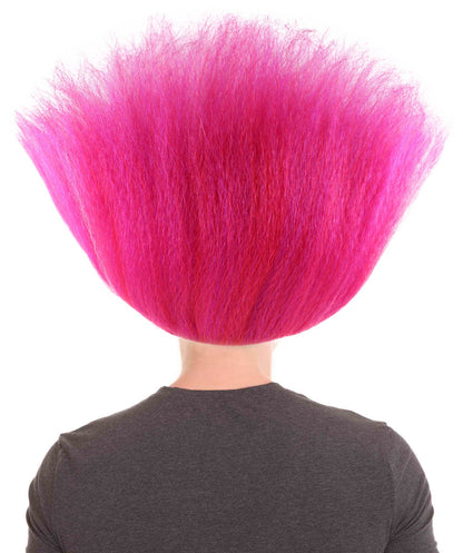 HPO Troll King Wig with Eyebrows Mustache for Bundle Adult & Teen Hair Accessory