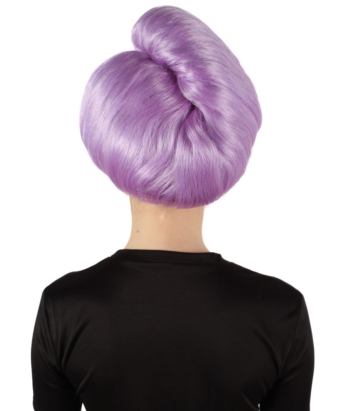 HPO Women's Godmother Beehive Updo Purple Wig for Teen & Adult Bundle Set - Fantasy inspired hairstyle with a classic updo shape Ideal for Halloween Cosplay