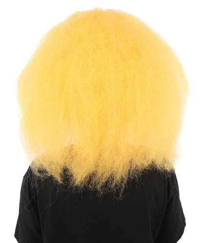 Adult Tangerine Orange Afro Wig | Fluffy Short Hair with High Volume Rounded Style | Ideal for Halloween, Cosplay & Theme Events