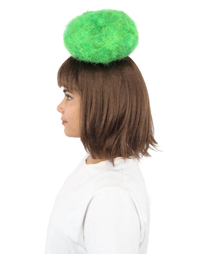 HPO Short Straight Shaggy Wig with Blunt Bangs & Hat for Teen & Adult - Tousled Character Hairstyle with Playful Headwear Accent Creating Distinctive Costume Appearance For Cosplay Parties