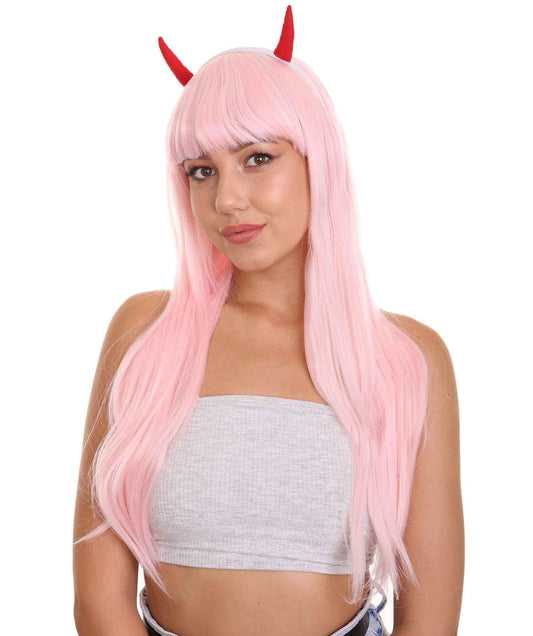 Devil Horns Base Wig