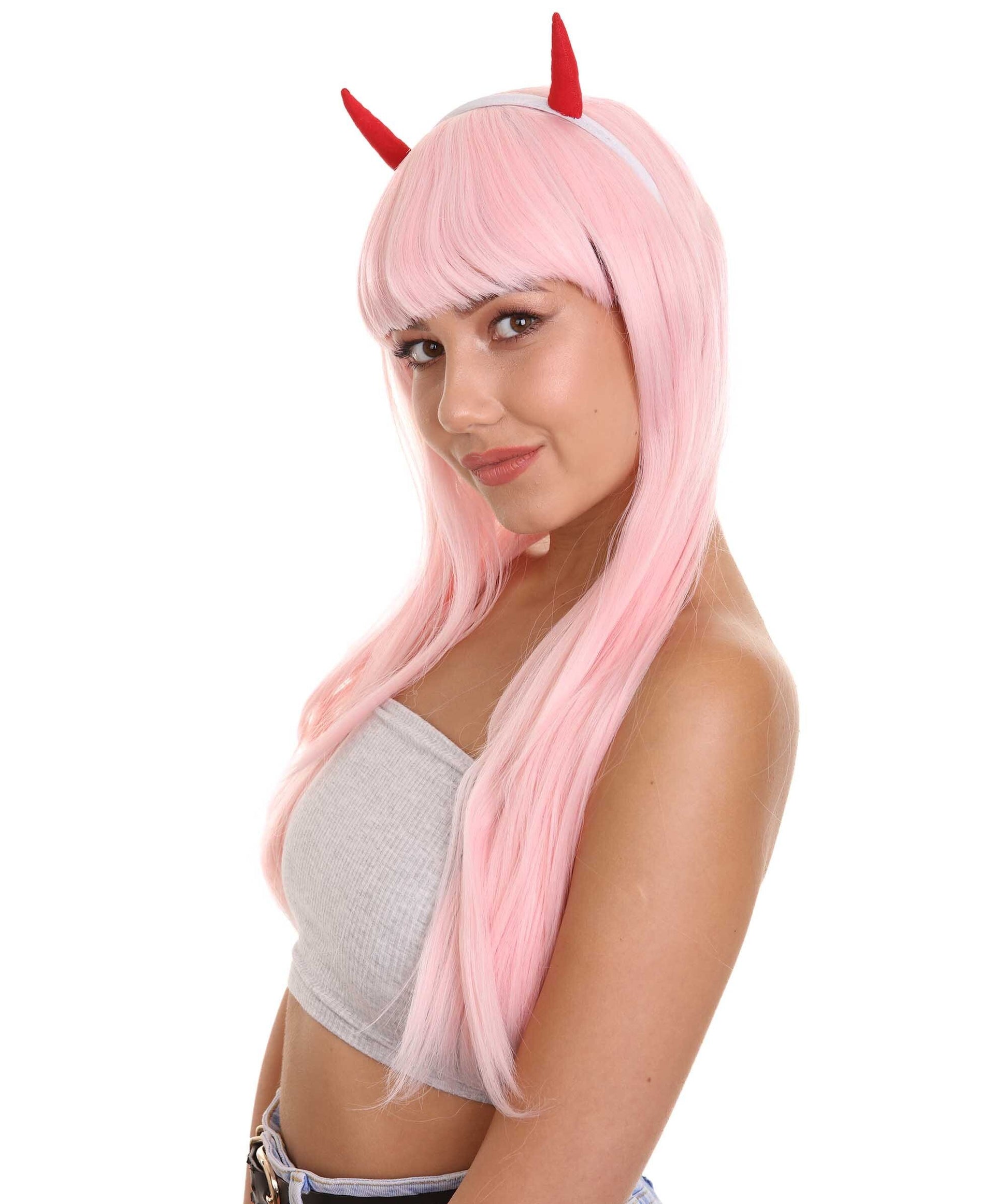 Devil Horns Base Wig