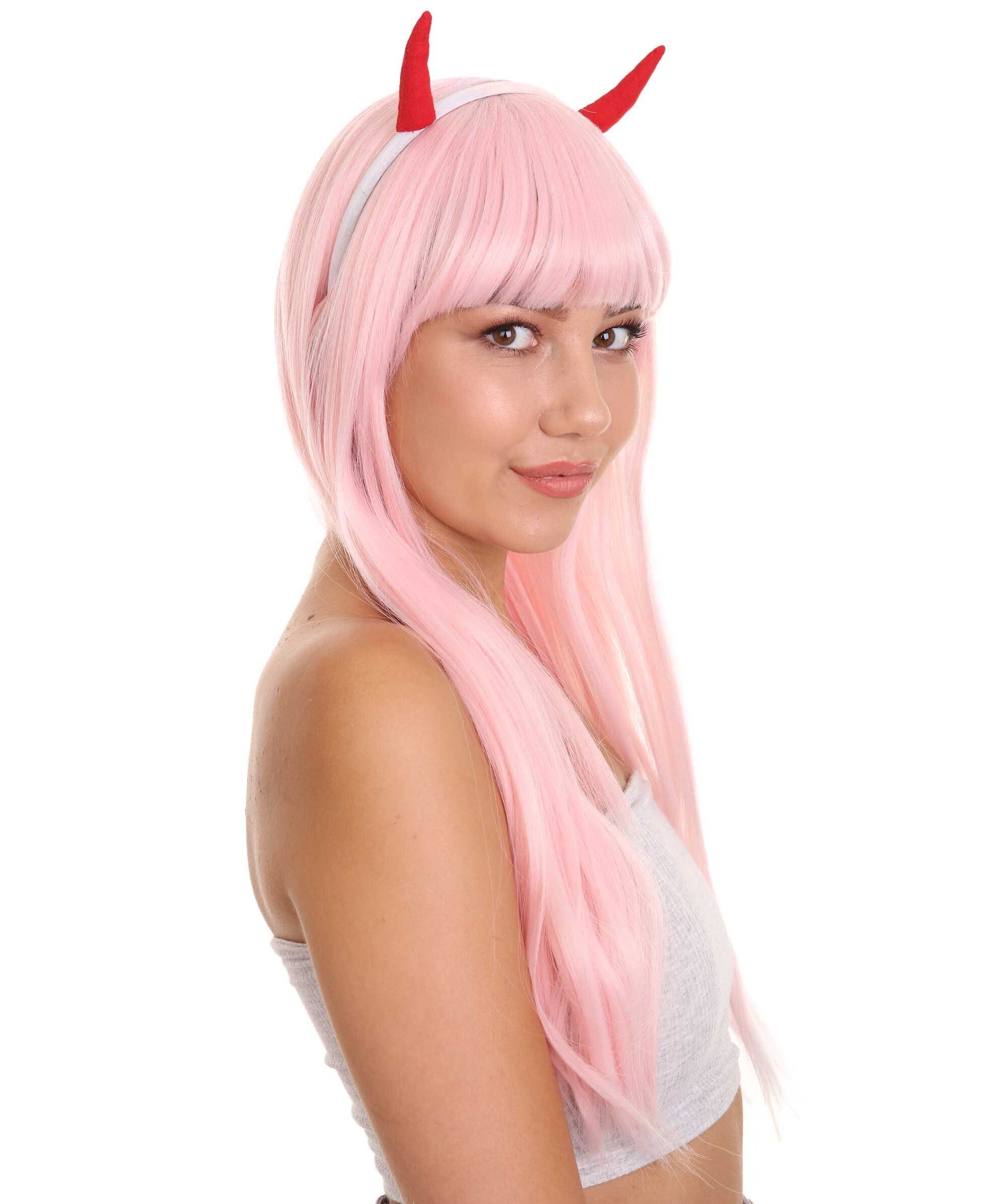 Devil Horns Base Wig