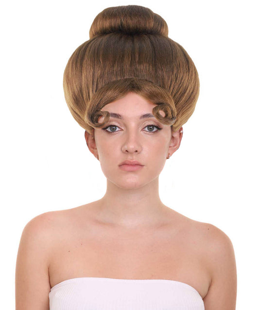 Women’s Superwoman Wig with Mask Set |  Perfect for Halloween and | Flame-retardant Synthetic Fiber