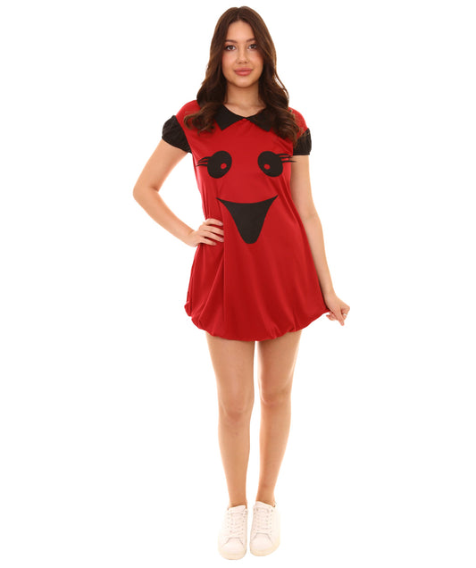 Women's Ghost Dress Costume | Red Halloween Costume