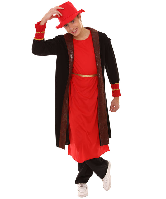 Men's Painter Artist Costume | Red Fancy Costume