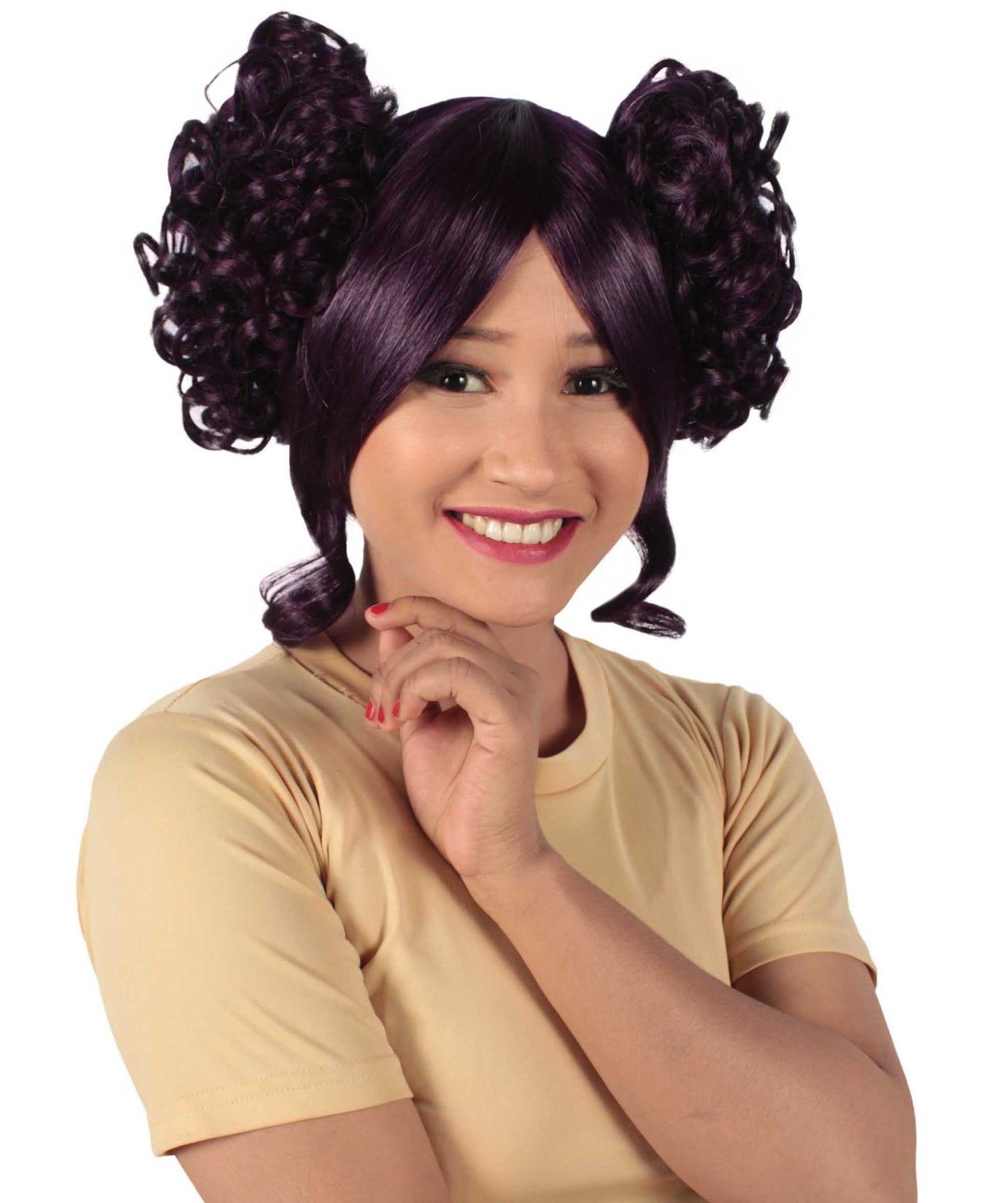 Dark Purple Candy Girl Wig