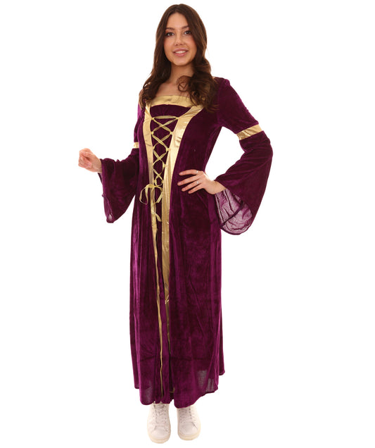 Women's Renaissance Costume | Purple Fancy Costume