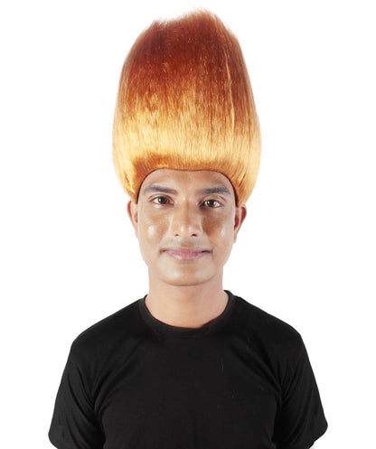 Adult Unisex Halloween Troll wig ||Golden Brown