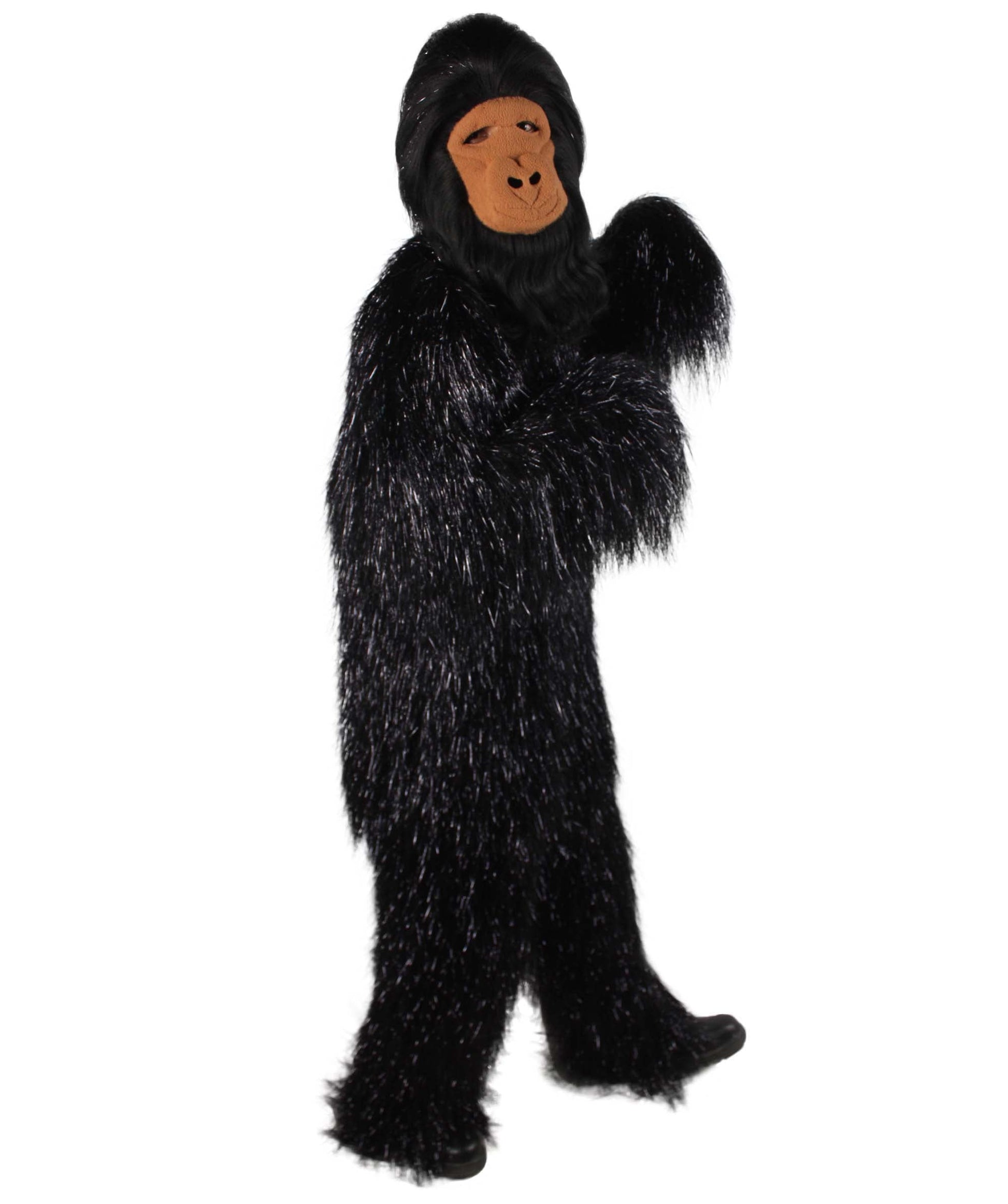 Black Ape Mask and Bodysuit Costume