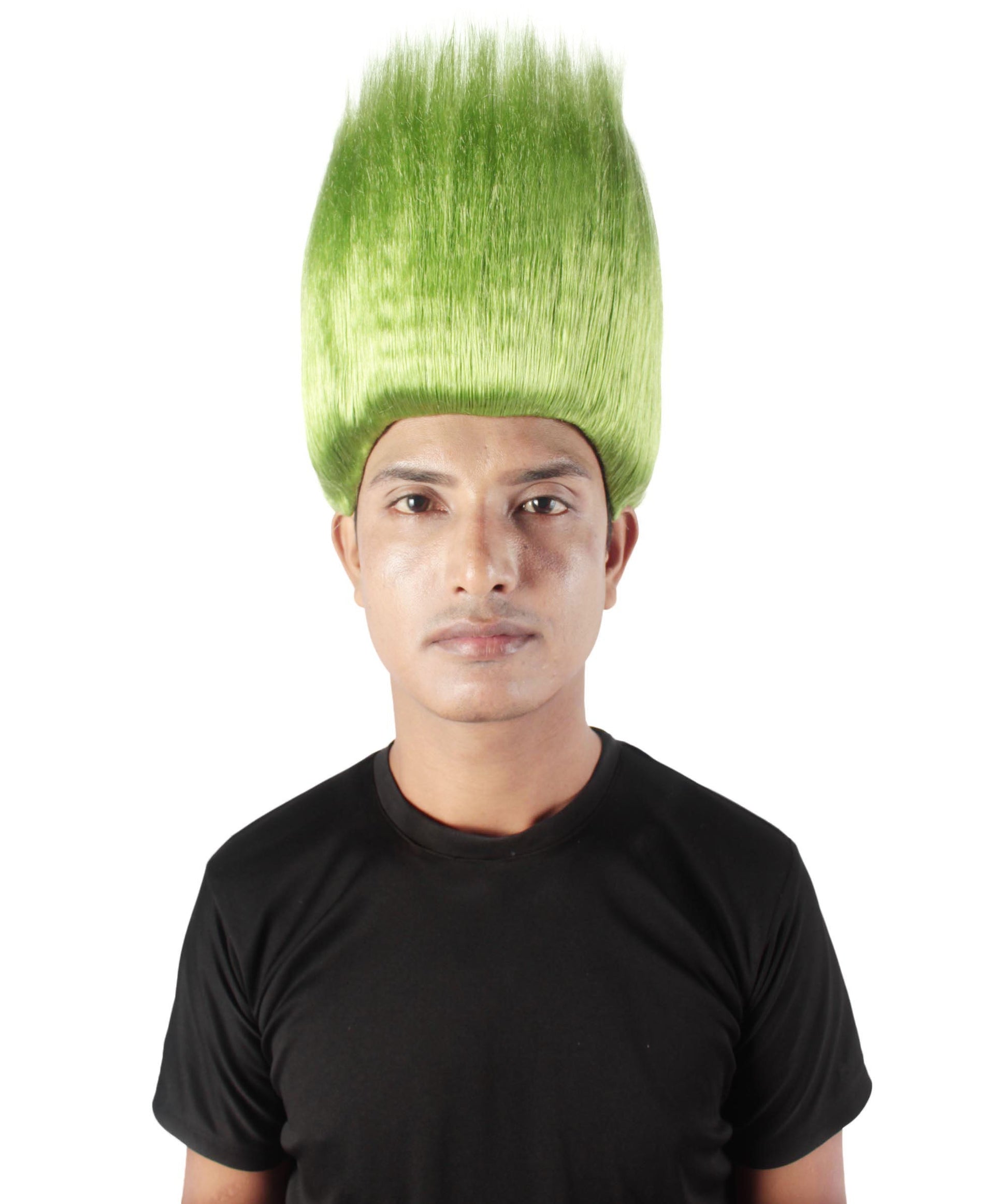 Adult Unisex Halloween Troll wig || Lime Green