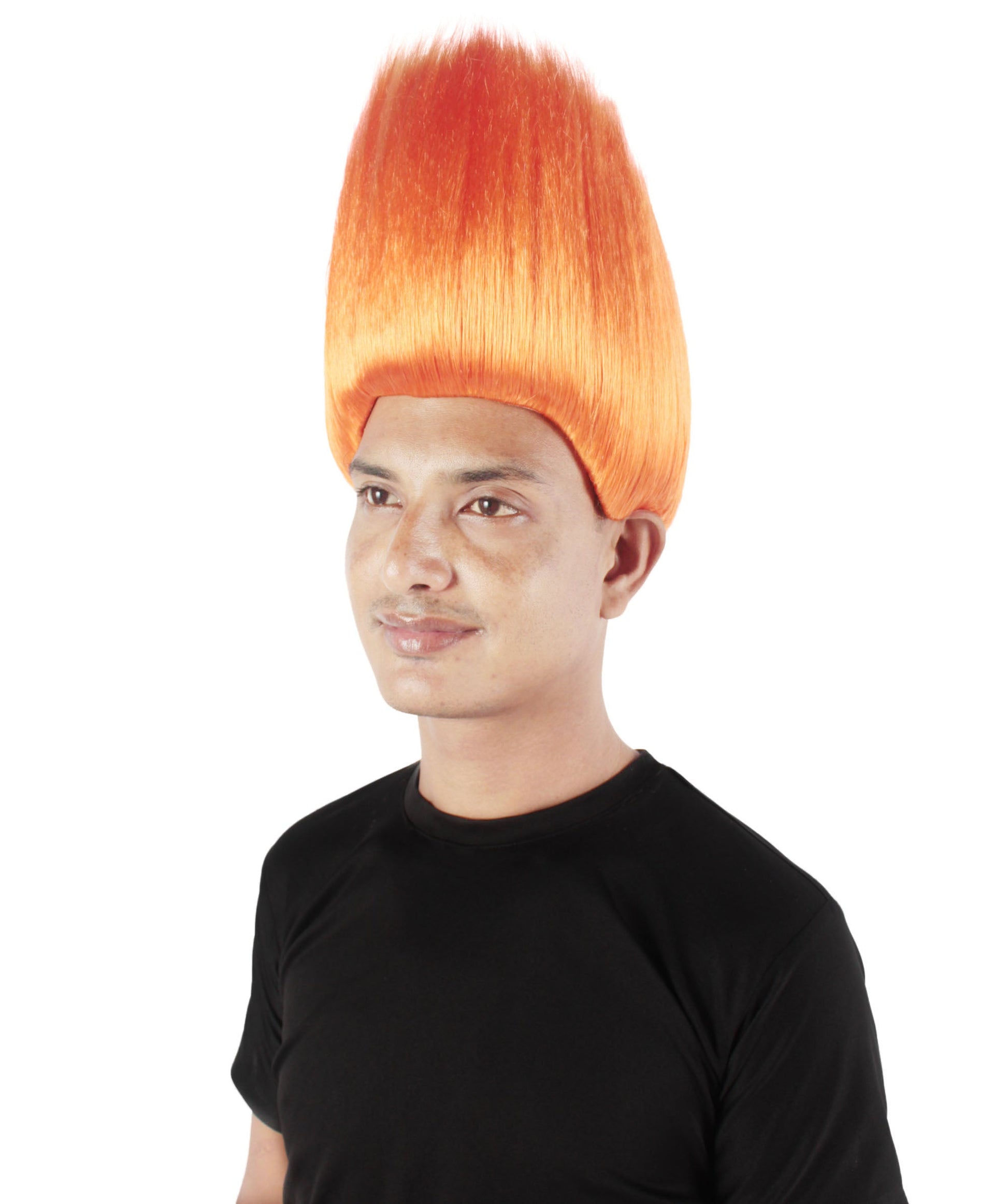 Adult Unisex Halloween Troll wig || Pumpkin