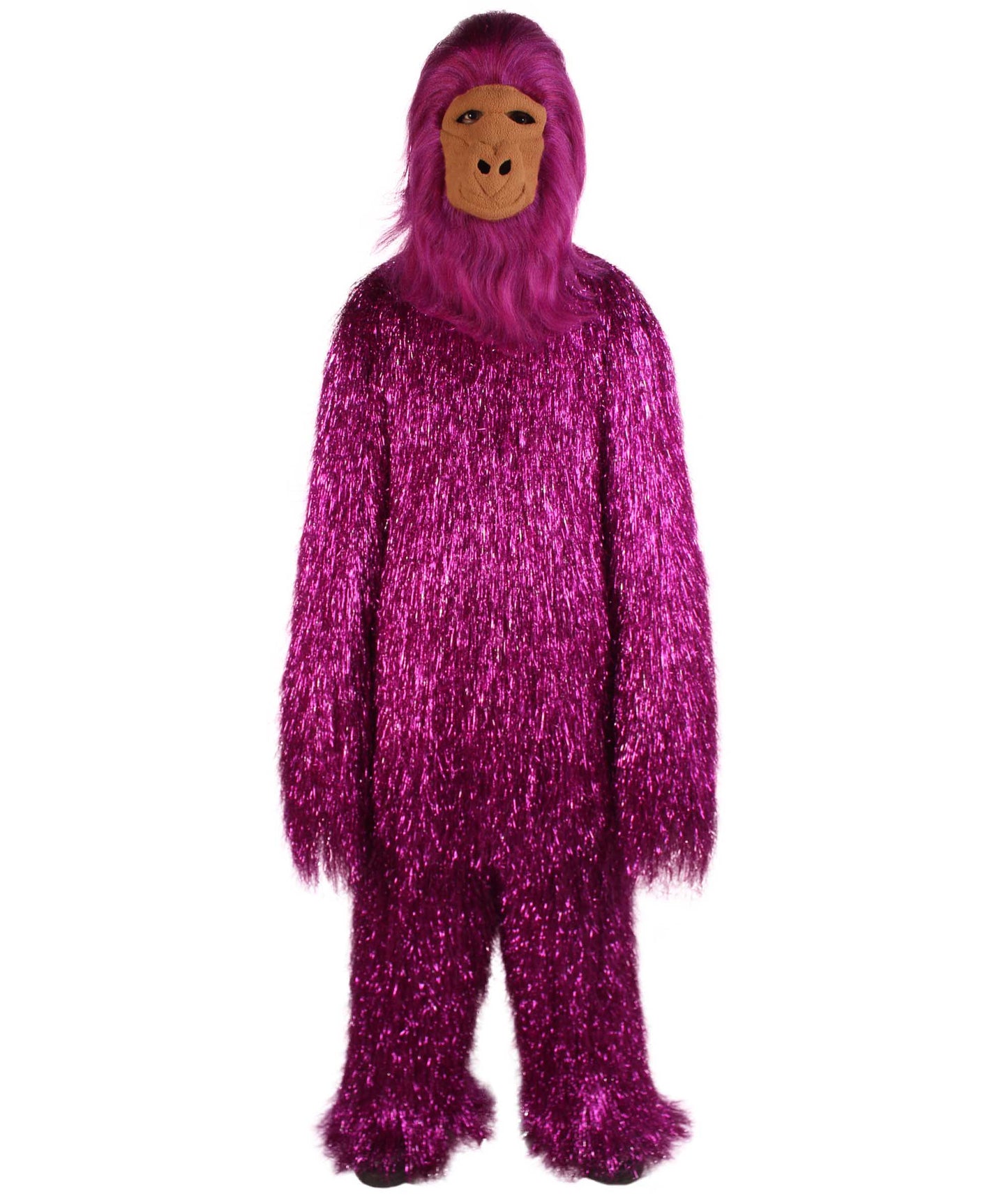 Purple Ape Mask and Bodysuit Costume