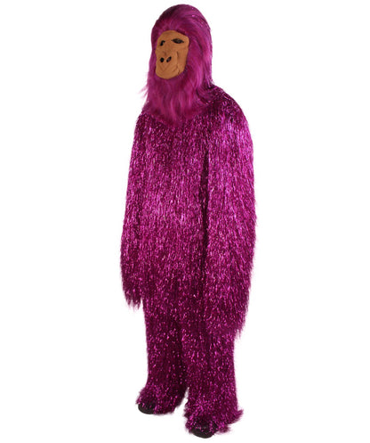 Purple Ape Mask and Bodysuit Costume