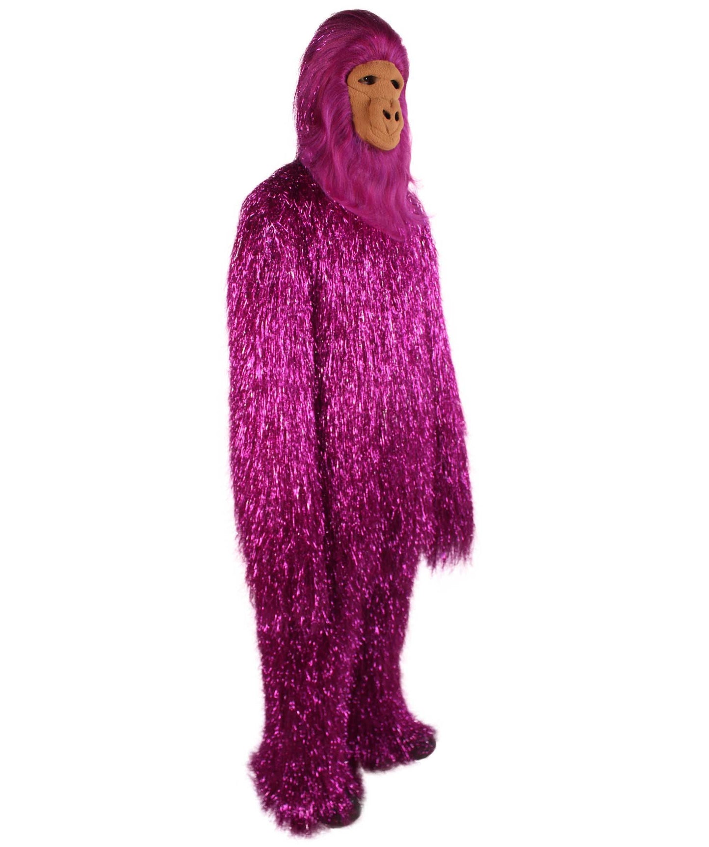 Purple Ape Mask and Bodysuit Costume