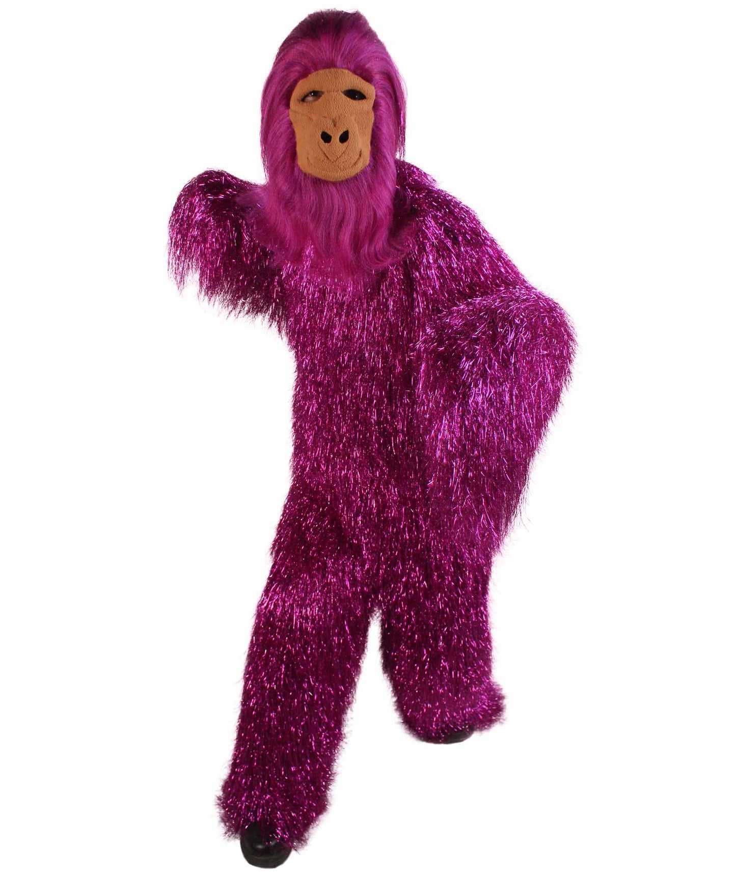 Purple Ape Mask and Bodysuit Costume