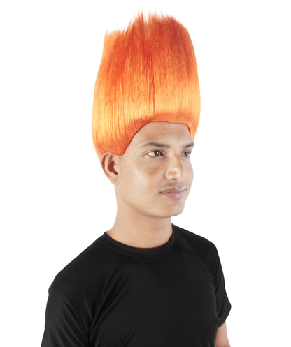 Adult Unisex Halloween Troll wig || Pumpkin