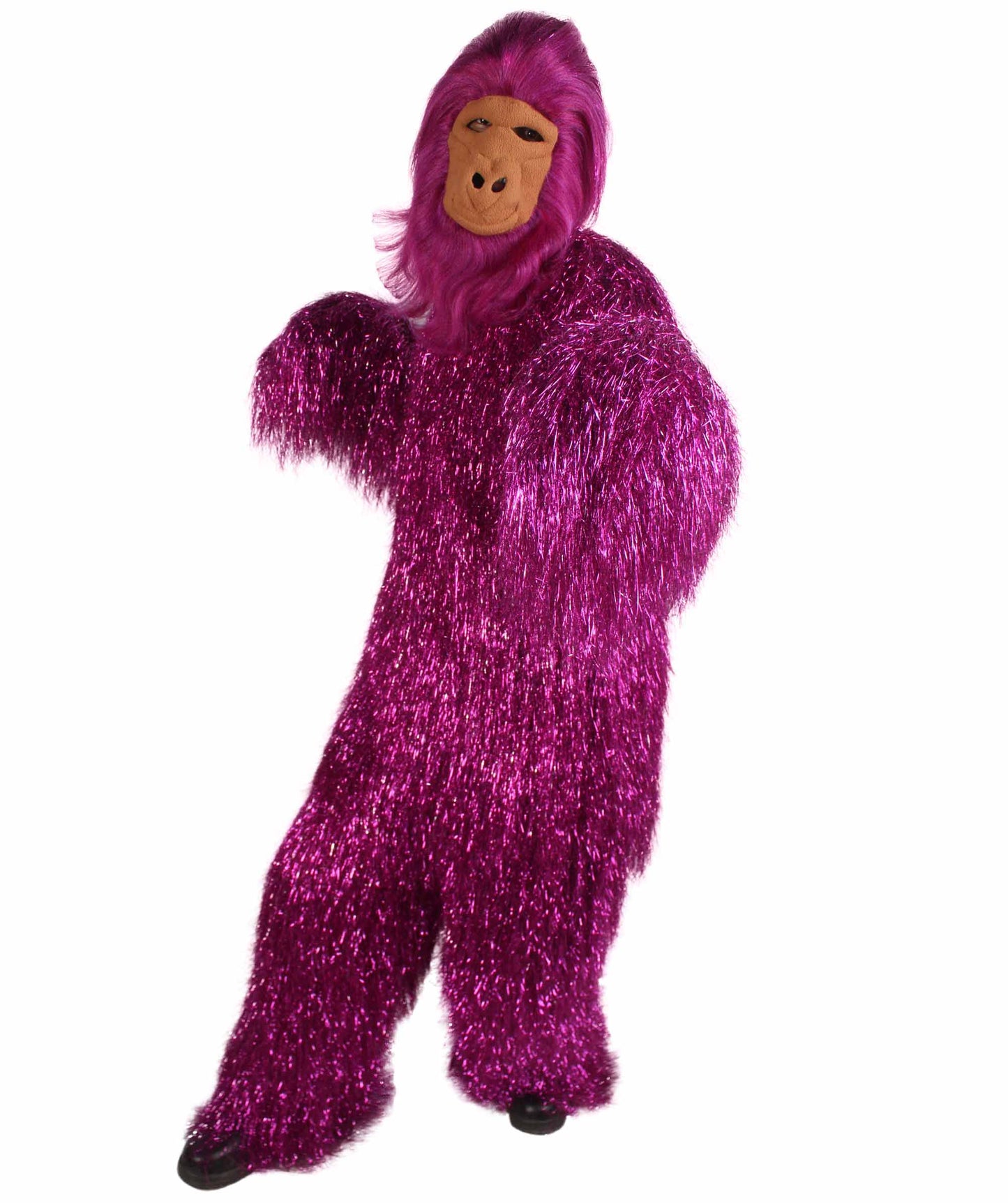 Purple Ape Mask and Bodysuit Costume