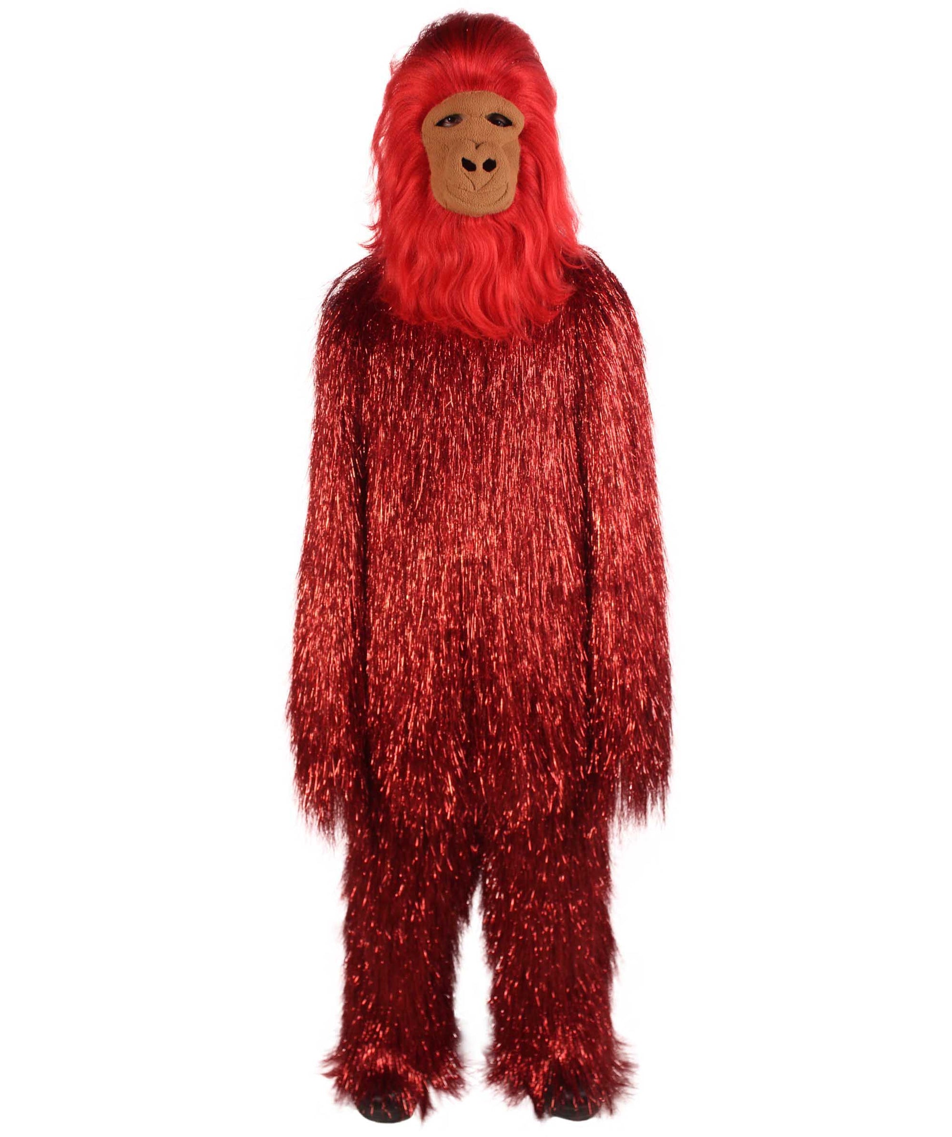 Red Ape Mask and Bodysuit Costume