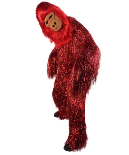 Red Ape Mask and Bodysuit Costume