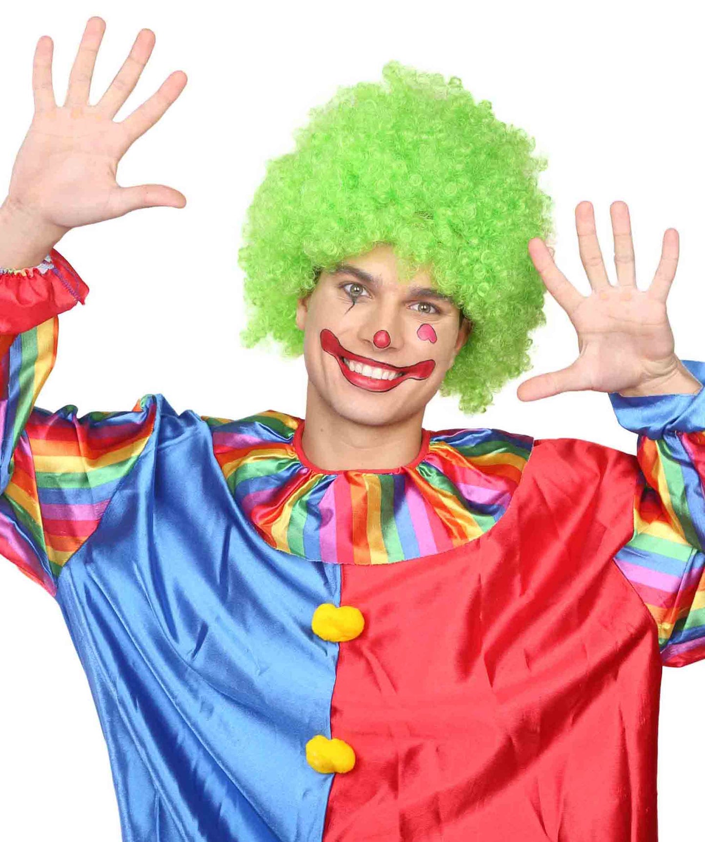 Super Afro Green Wig