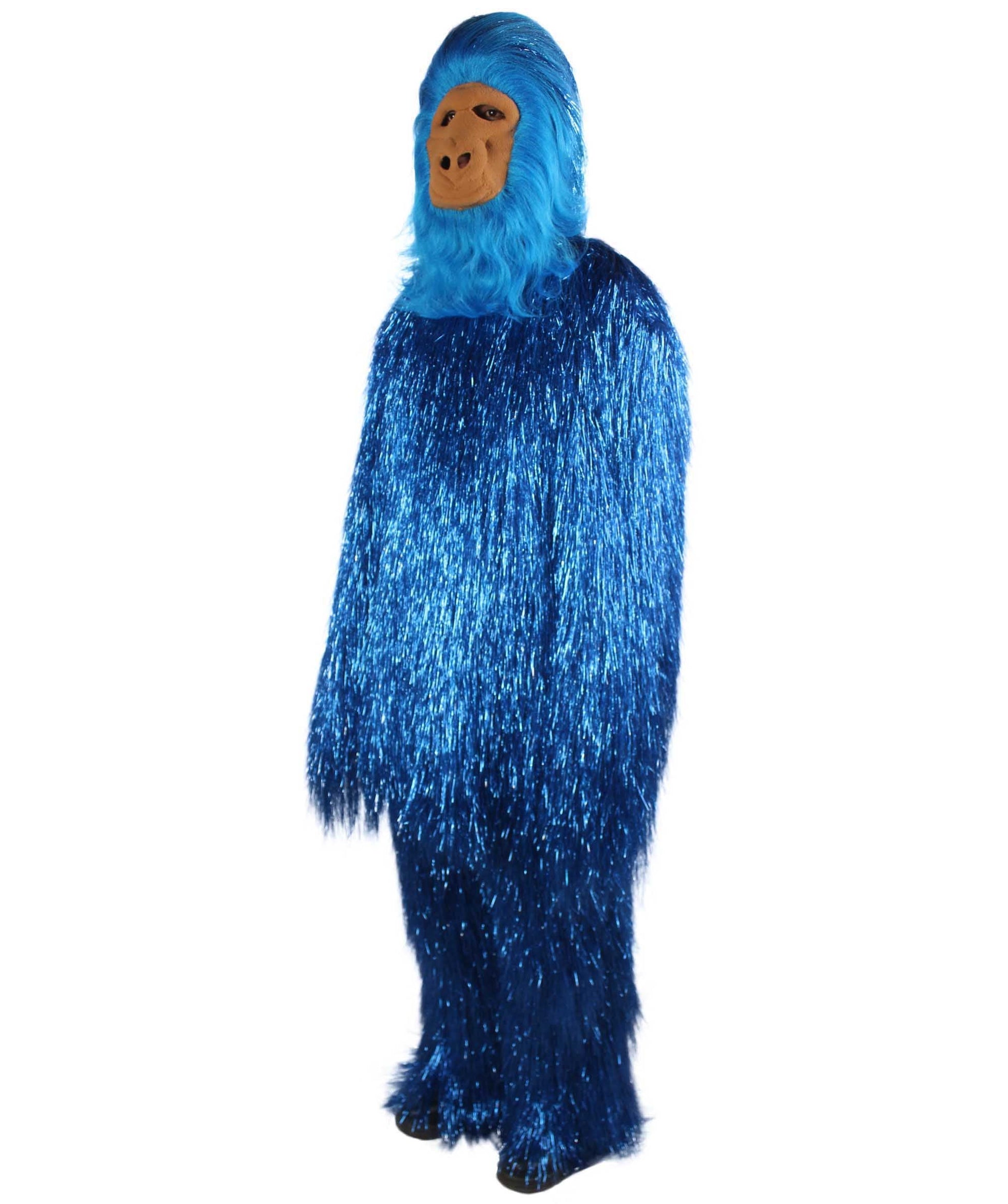 Blue Ape Mask and Bodysuit Costume