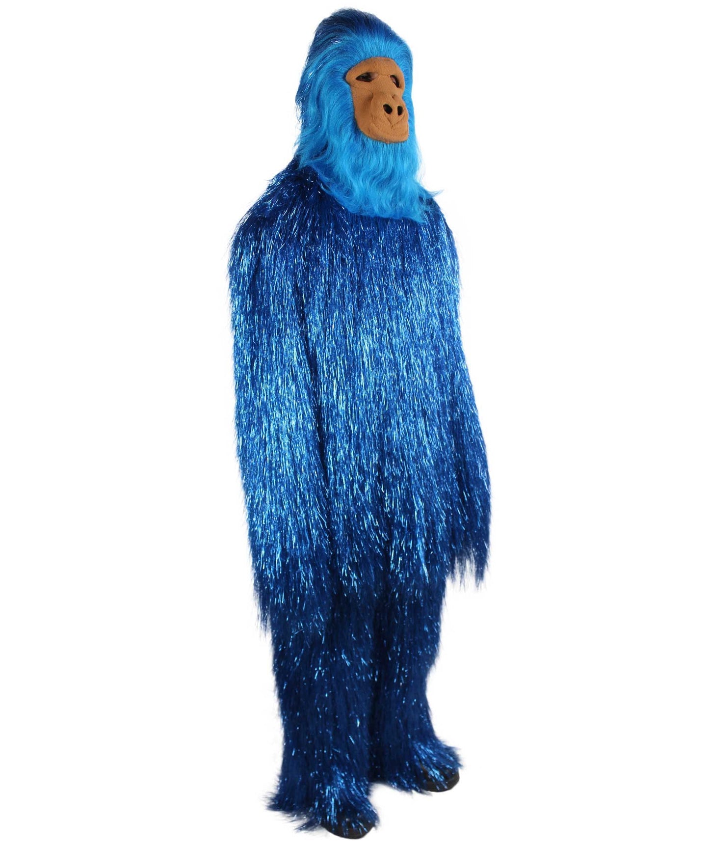 Blue Ape Mask and Bodysuit Costume