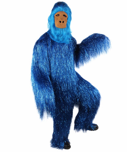 Blue Ape Mask and Bodysuit Costume