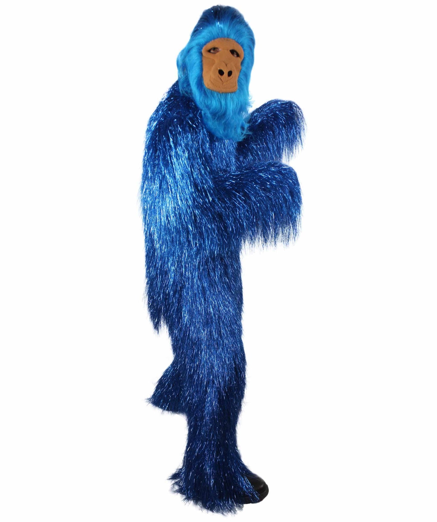 Blue Ape Mask and Bodysuit Costume