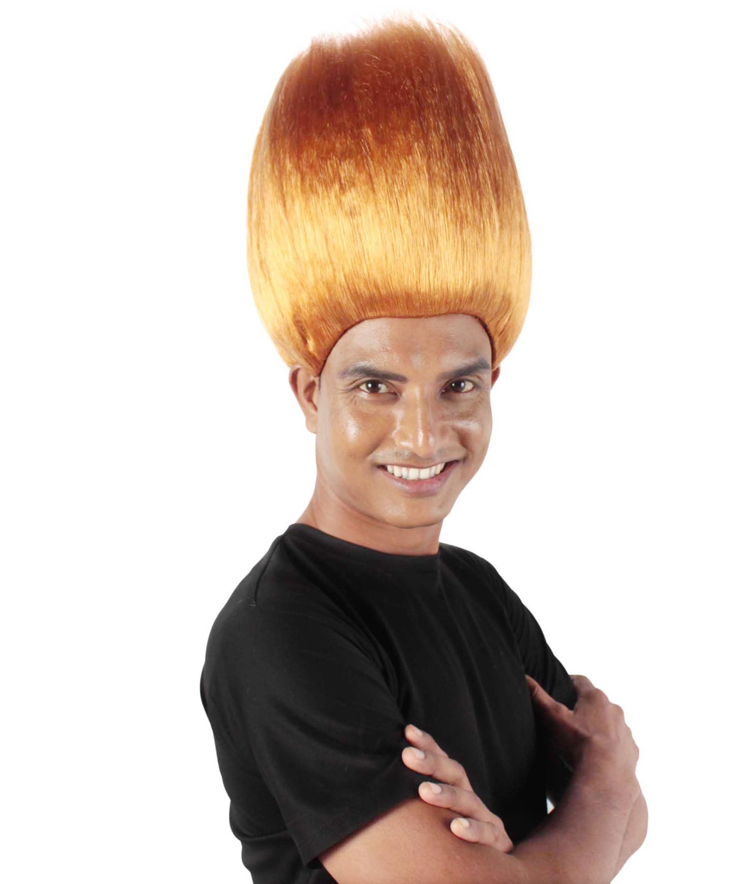 Adult Unisex Halloween Troll wig ||Golden Brown