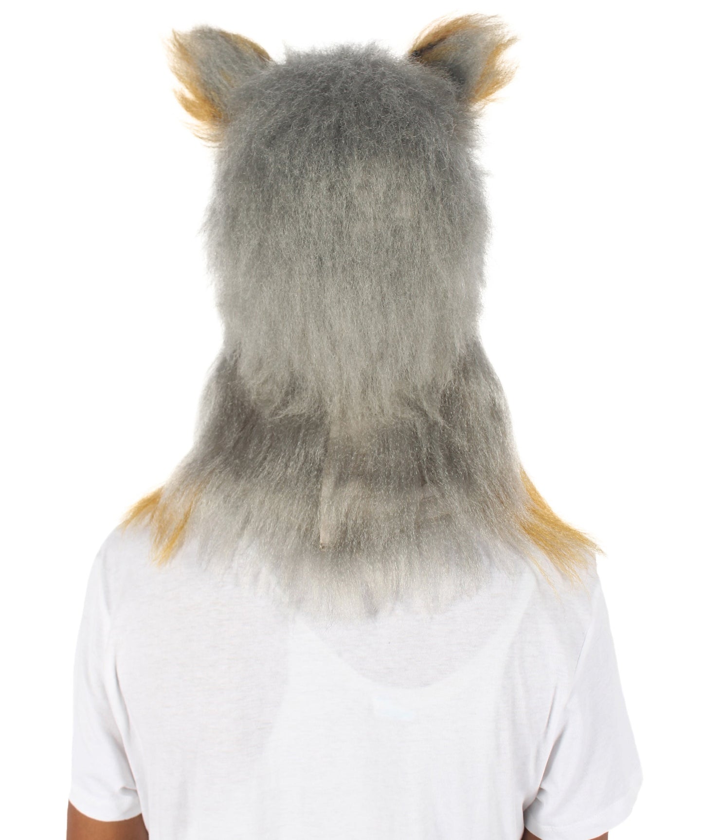 HPO Grey and Brown Squirrel Wig with Mask