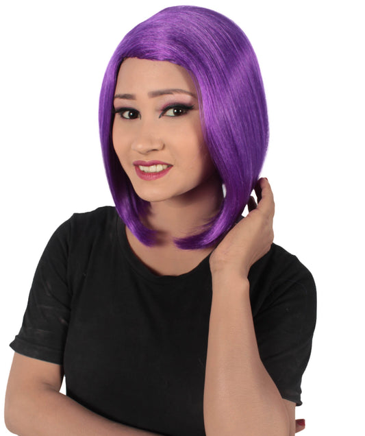 shoulder-length flapper wig