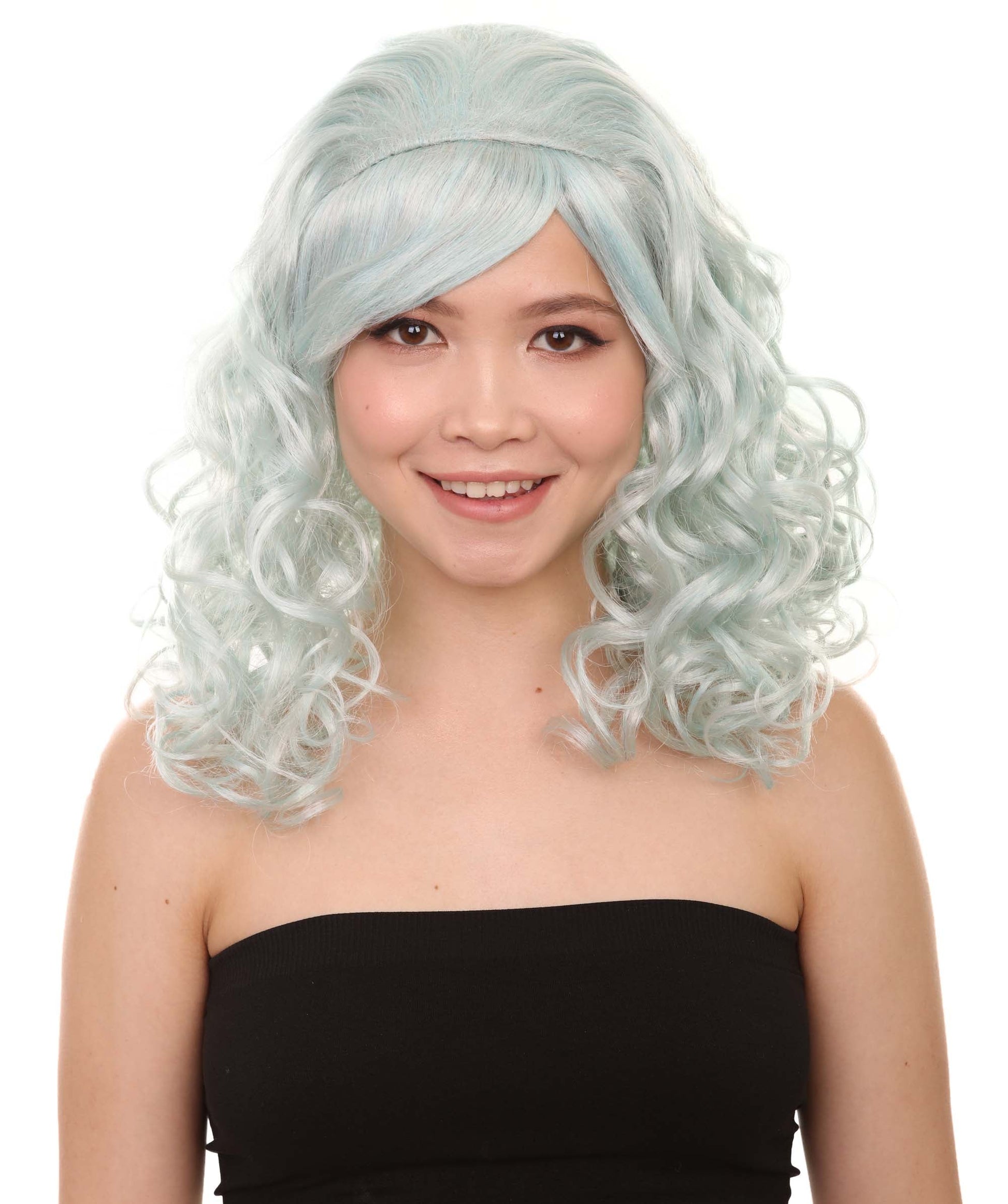 Lt Blue Anime Wig