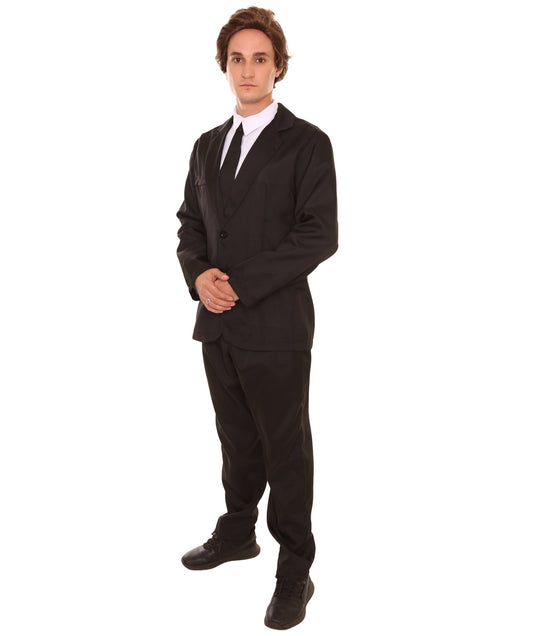 Men's Movie Costume | Black Fancy Costume