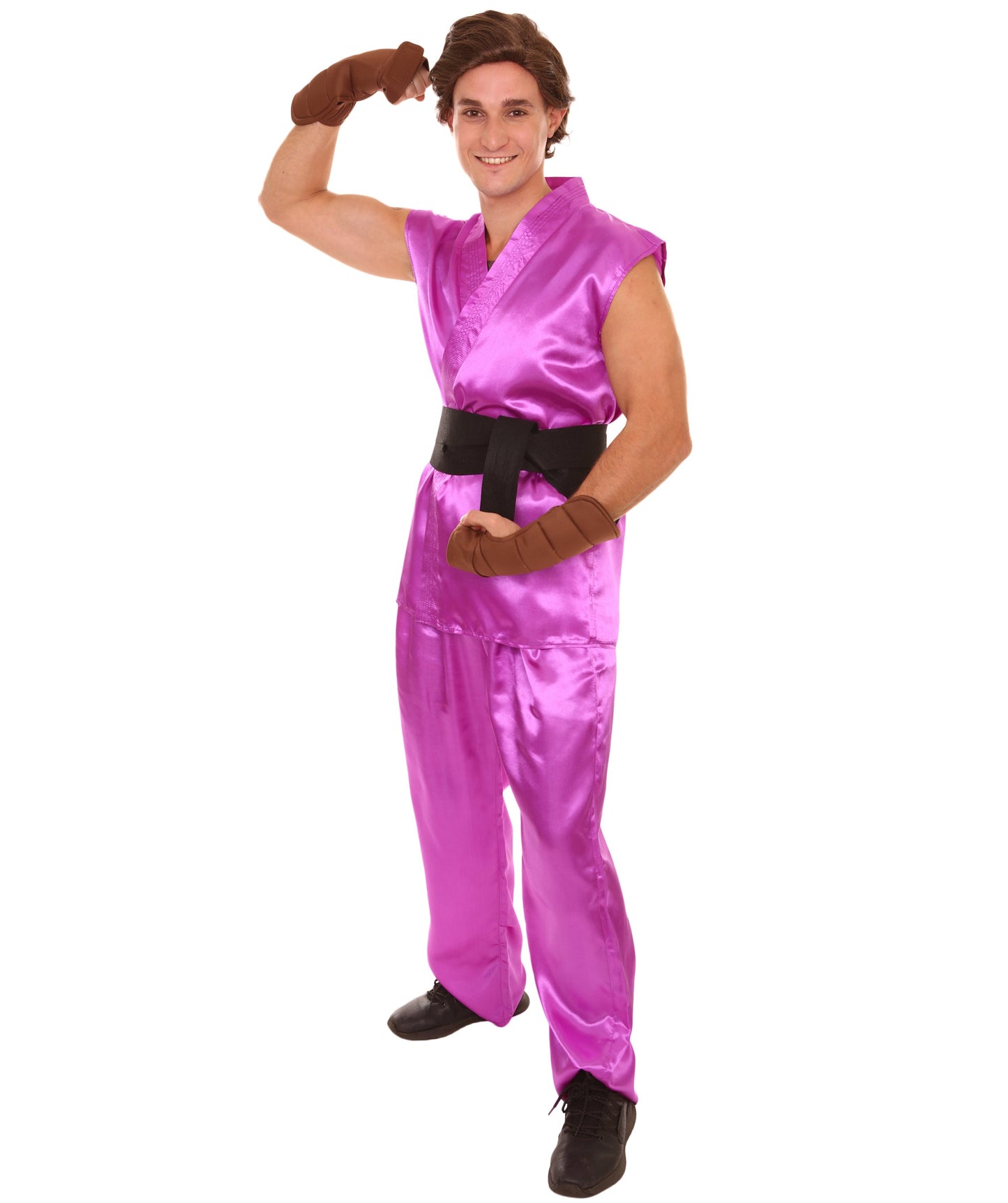 Purple Men's Karate Fancy Costume