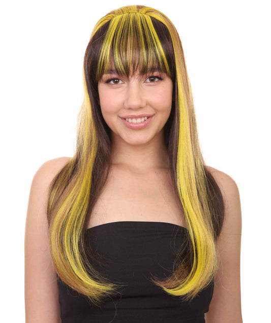 Yellow and Black Monster Wig