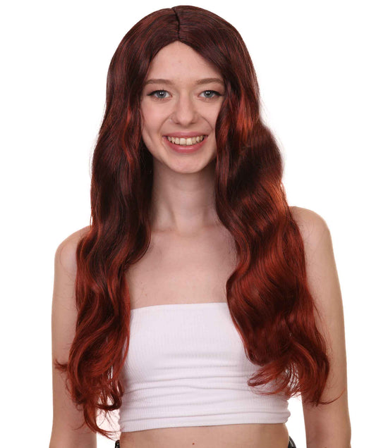 Dreamgirl Long Wavy Auburn Wig