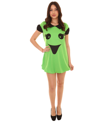 Women's Ghost Dress | Green Halloween Costume