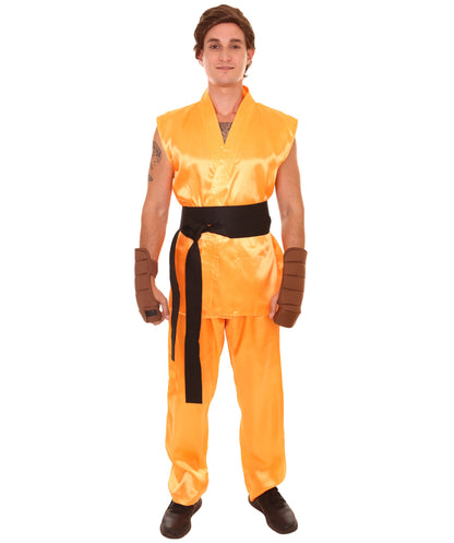 Orange Men's Karate Fancy Costume