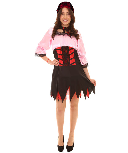 Women's Sexy Pirate Costume | Lt Pink Fancy Costume