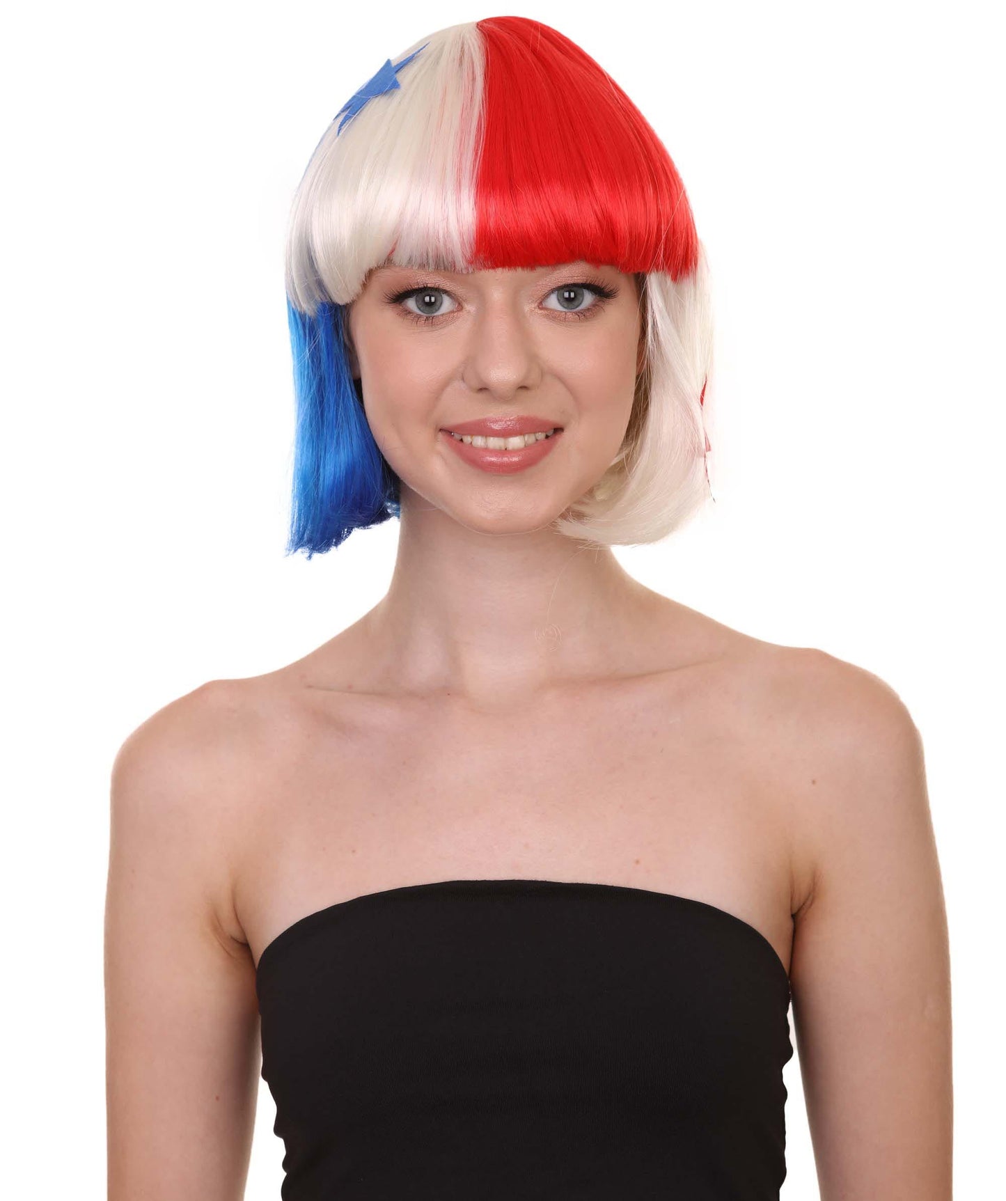 Panama Flag Bob Wig