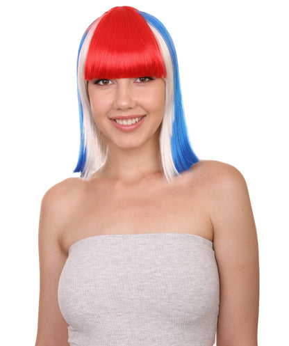 Iceland Flag Bob Wig