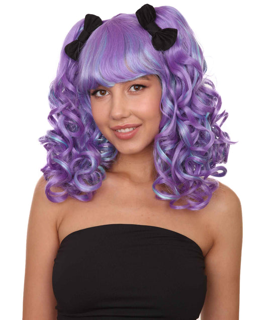 Lolita Long Wavy Ponytails Women's Cosplay Wig 