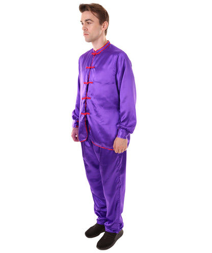 Dark Purple Traditional Kung Fu Costume